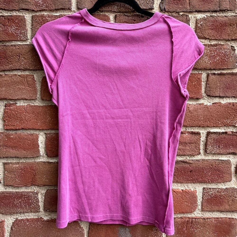 Free People We The Free Ever Had Tee shirt in magenta pink XS NEW